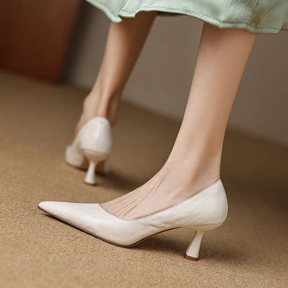 Zelie Leather Pumps