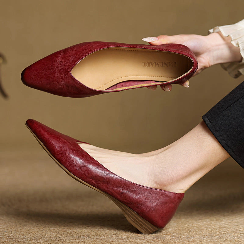 Rosalie Lambskin Flats