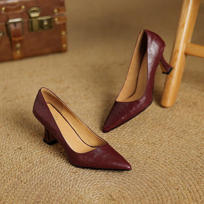 Livia Leather Pumps
