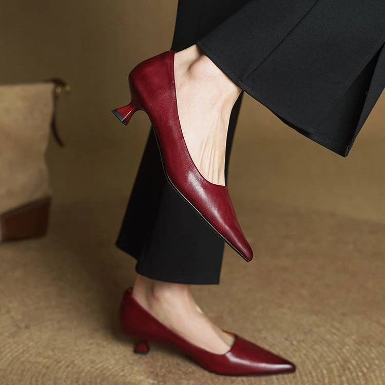 Colette Leather Heels