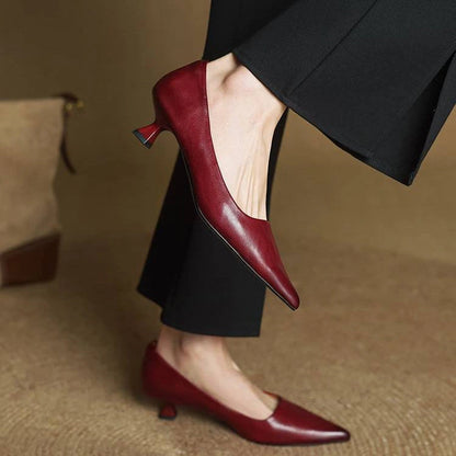 Colette Leather Heels