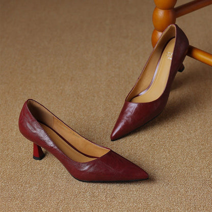 Zelie Leather Pumps
