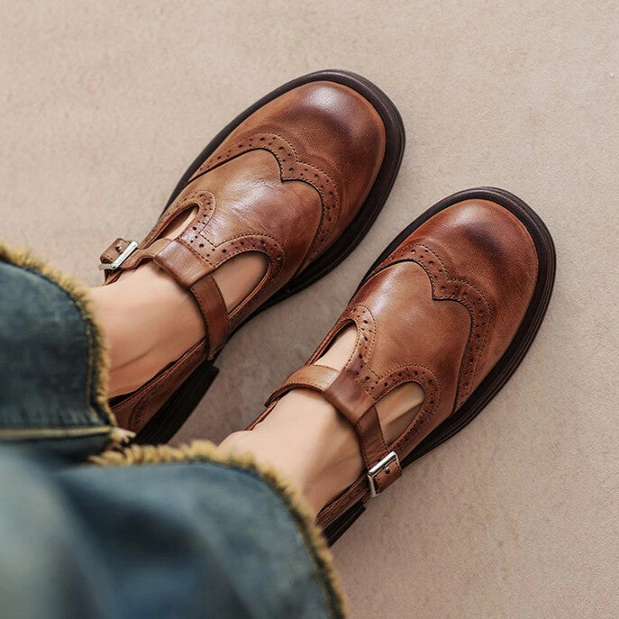 Philippine Leather Mary Janes