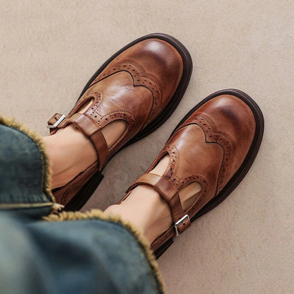 Philippine Leather Mary Janes