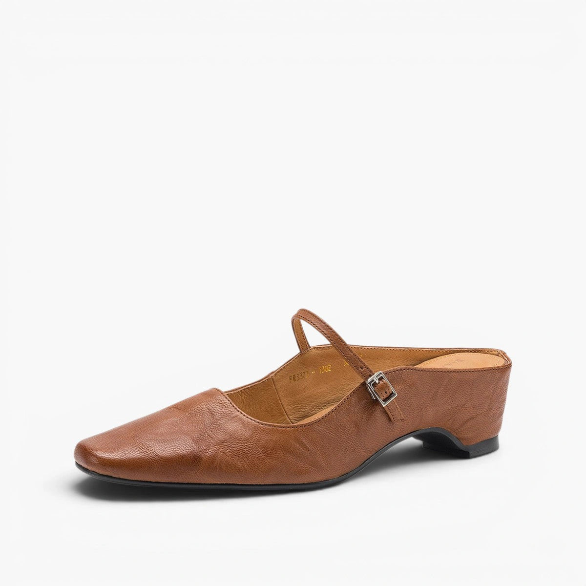 Amara Square-Toe Leather Mules