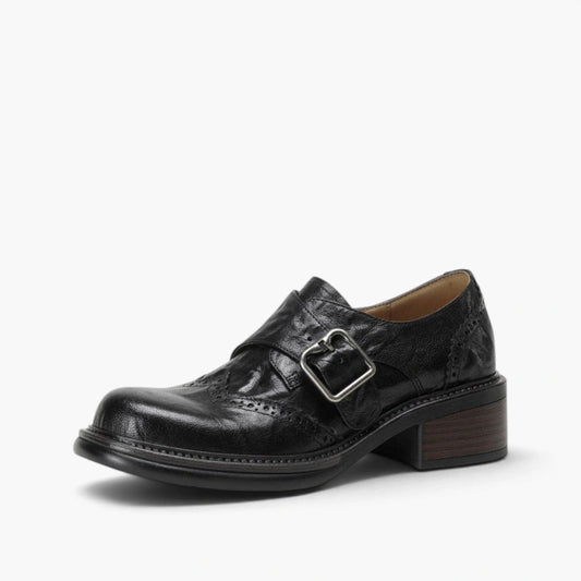 Dalia Monk-Strap Leather Brogues