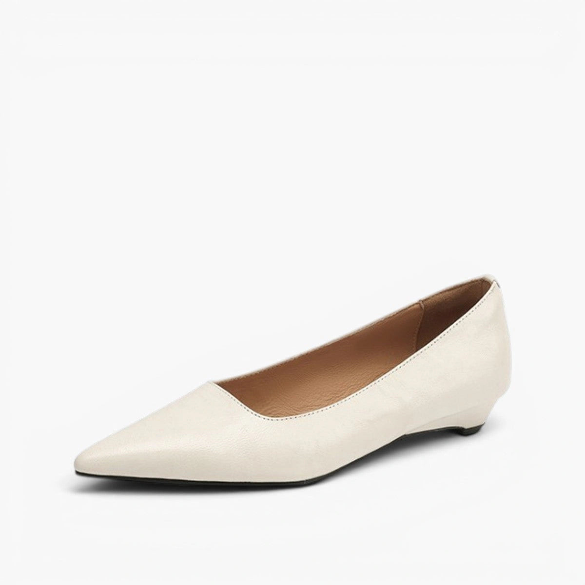 Florine Lambskin Leather Flats