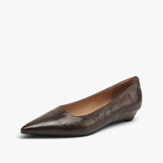 Florine Lambskin Leather Flats