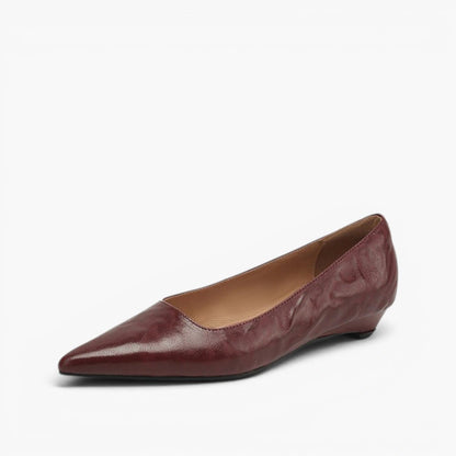 Florine Lambskin Leather Flats