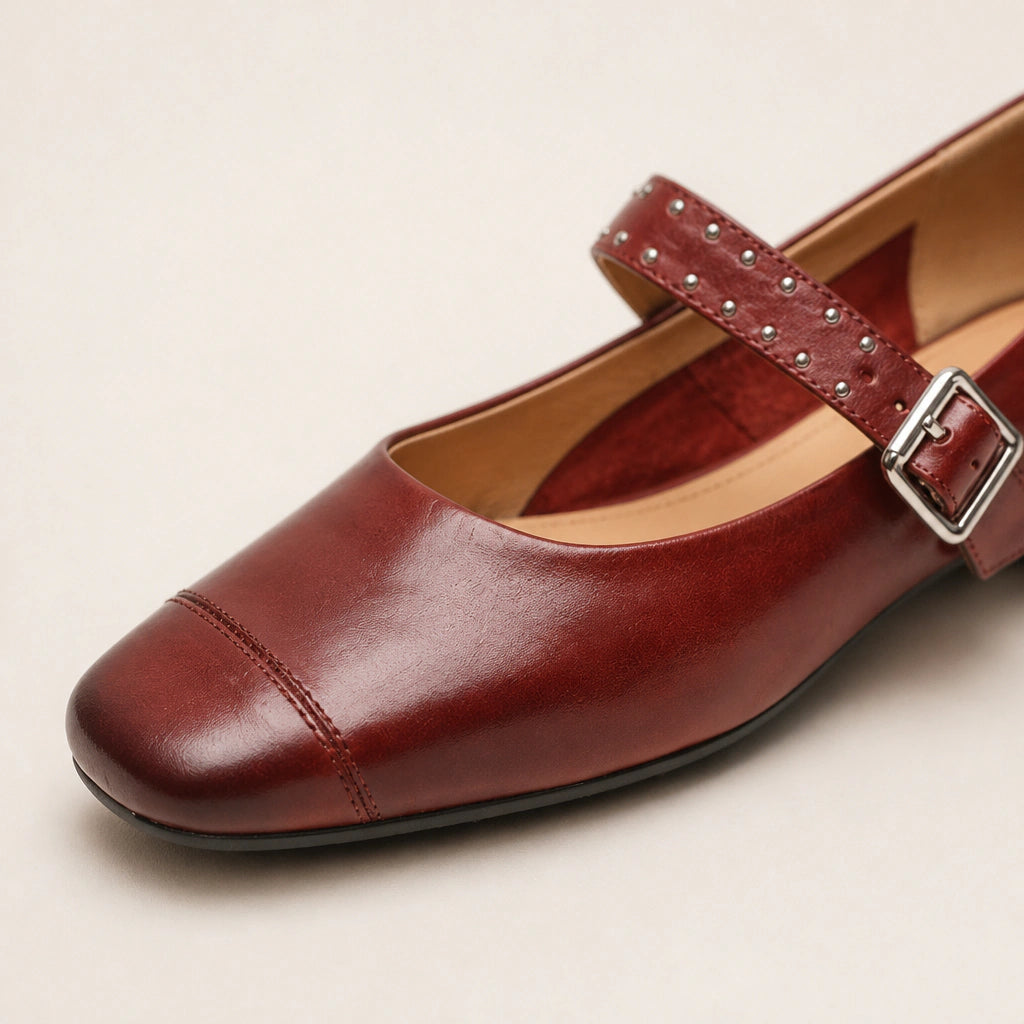 Polished leather, simple care