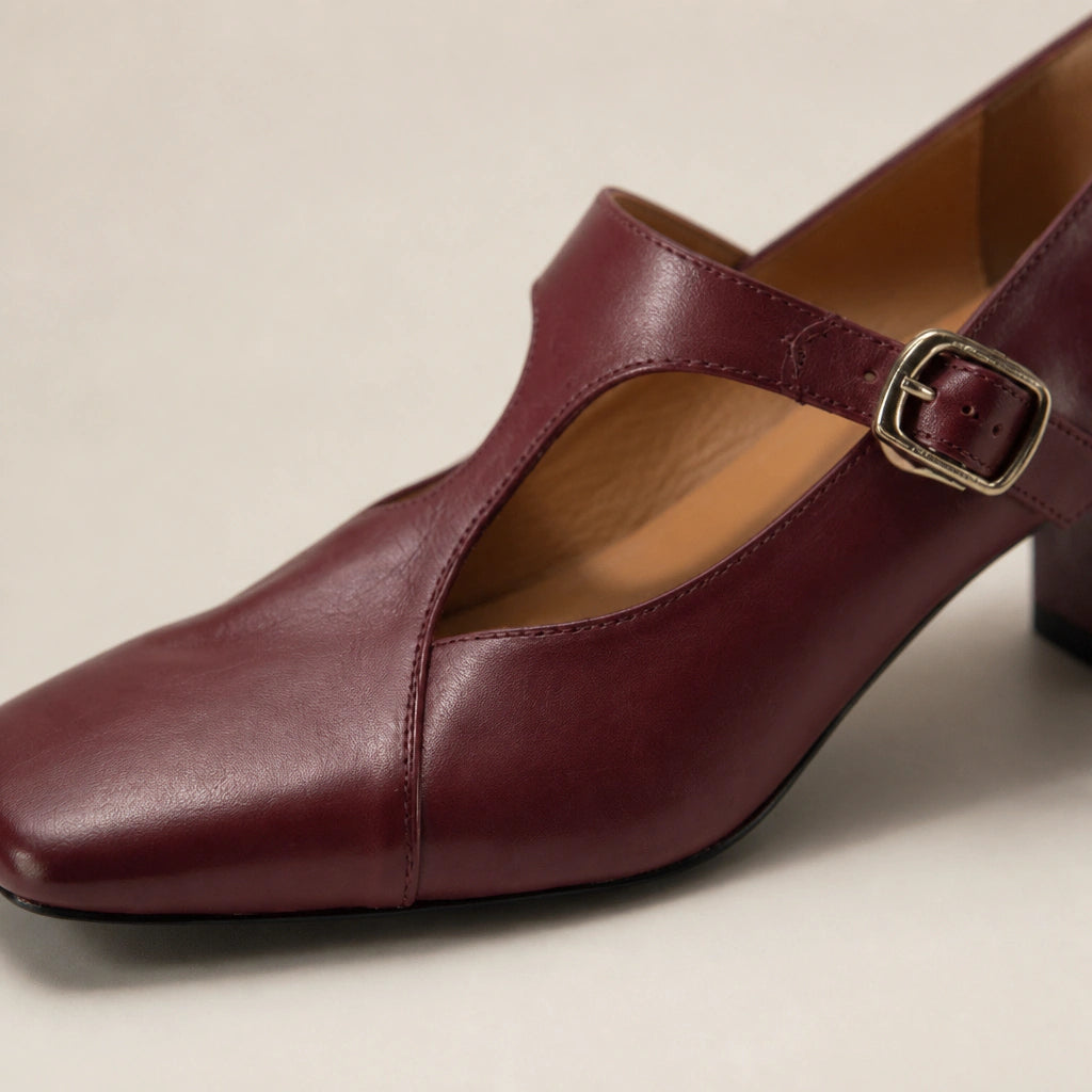 Polished leather, simple care