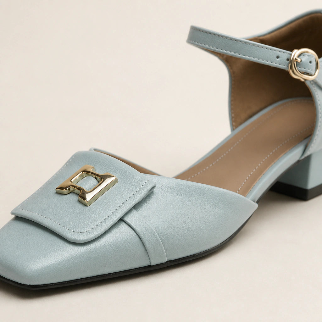 Polished leather, simple care