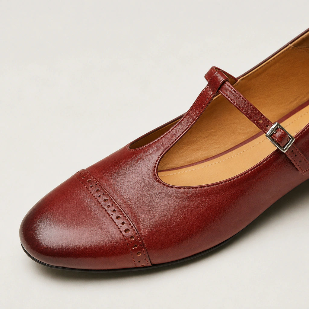 Polished leather, simple care